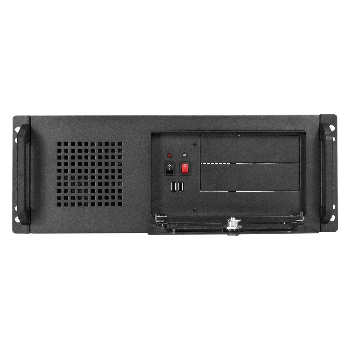 Серверный корпус ExeGate Pro 4U450-17, В стойку, глубина 450, высота 177, 4U