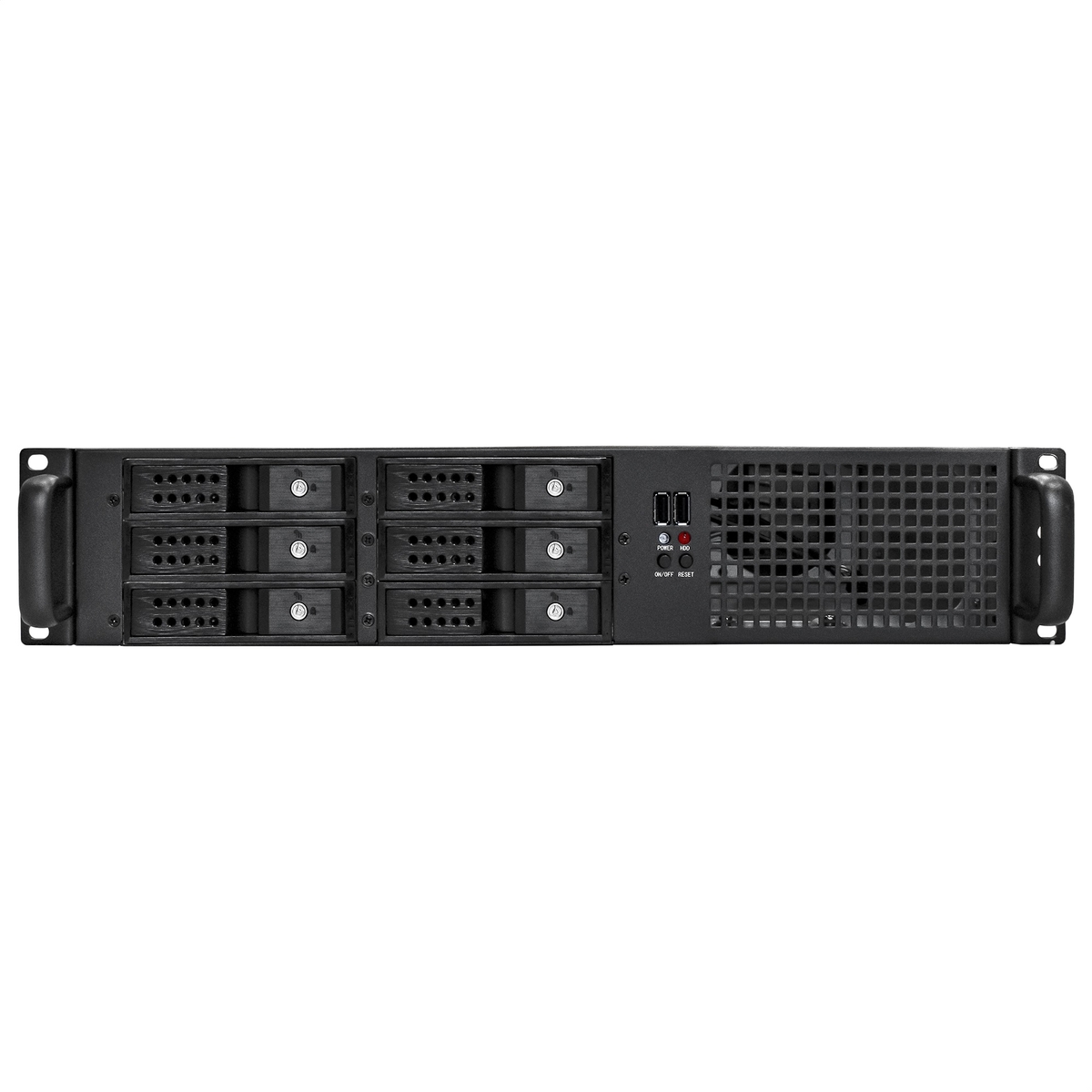 Серверный корпус ExeGate Pro 2U660-HS06, В стойку, глубина 660, высота 89, 2U