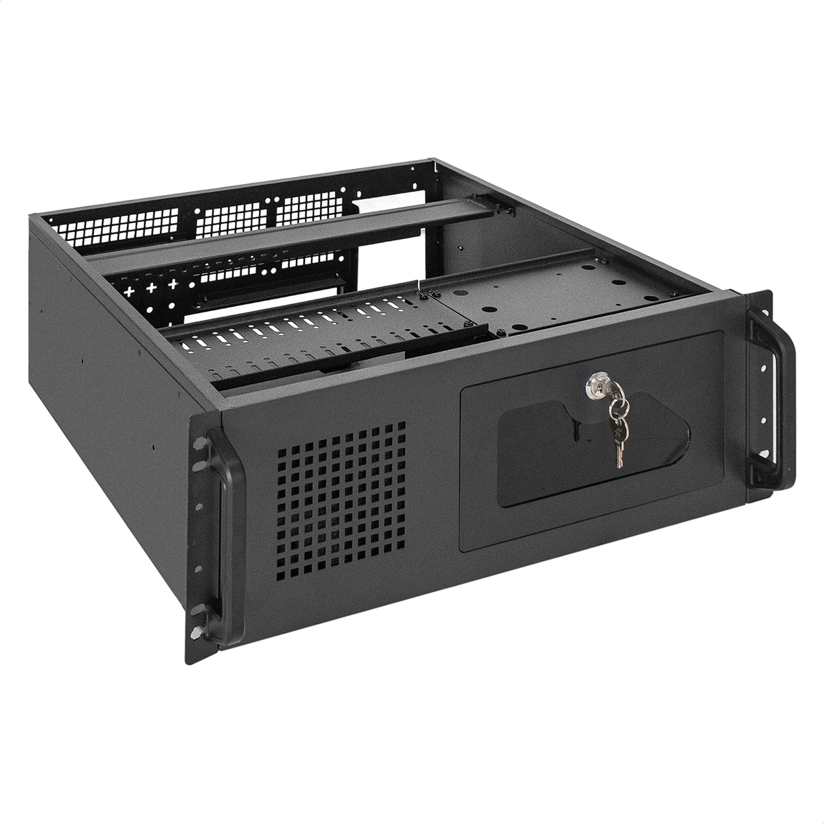 Серверный корпус ExeGate Pro 4U450-17, В стойку, глубина 450, высота 177, 4U