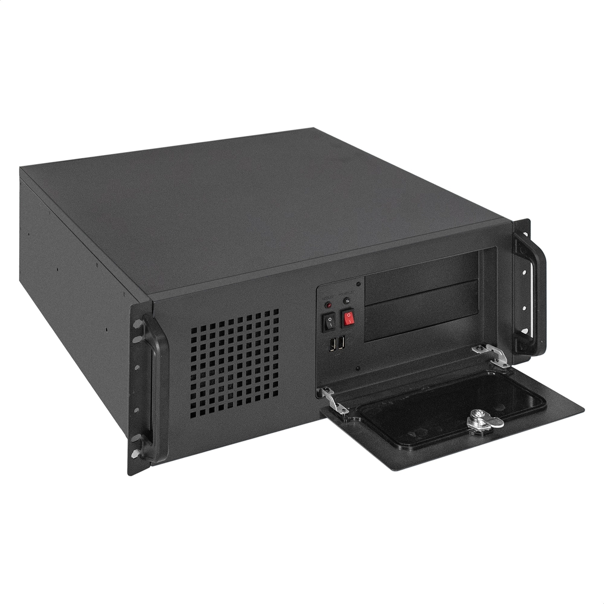 Серверный корпус ExeGate Pro 4U450-17, В стойку, глубина 450, высота 177, 4U