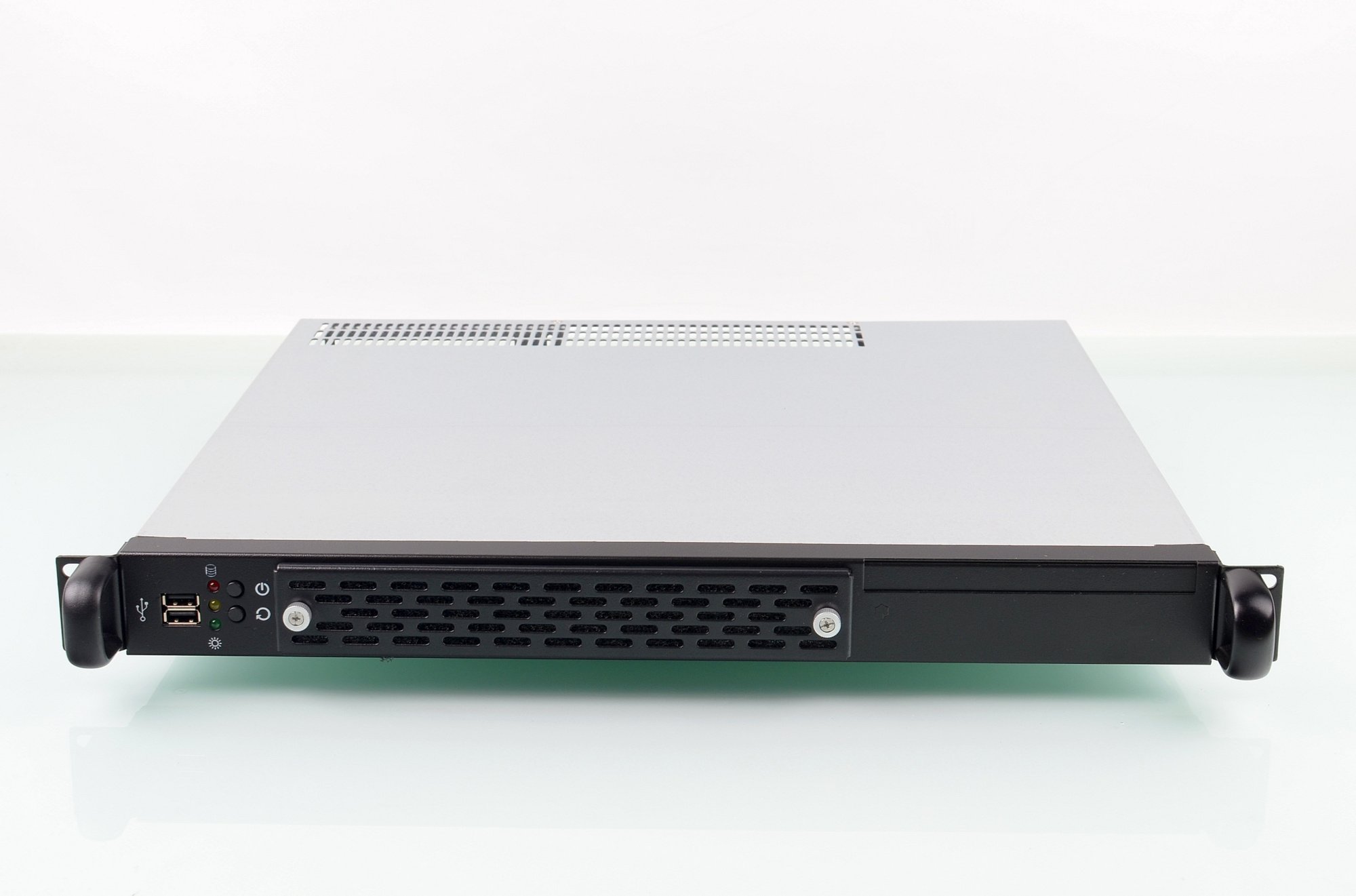 Промышленный  серверный 1U корпус IPCWAY Марс-399, В стойку, глубина 399 мм, высота 44 мм, 1U